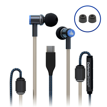 EMF Radiation-Free Earbuds Air Tube Stereo Headphones