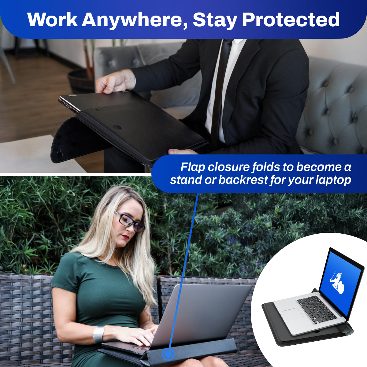 Lap Guard Laptop EMF Protection Sleeve - Radiation Blocking Case | DefenderShield