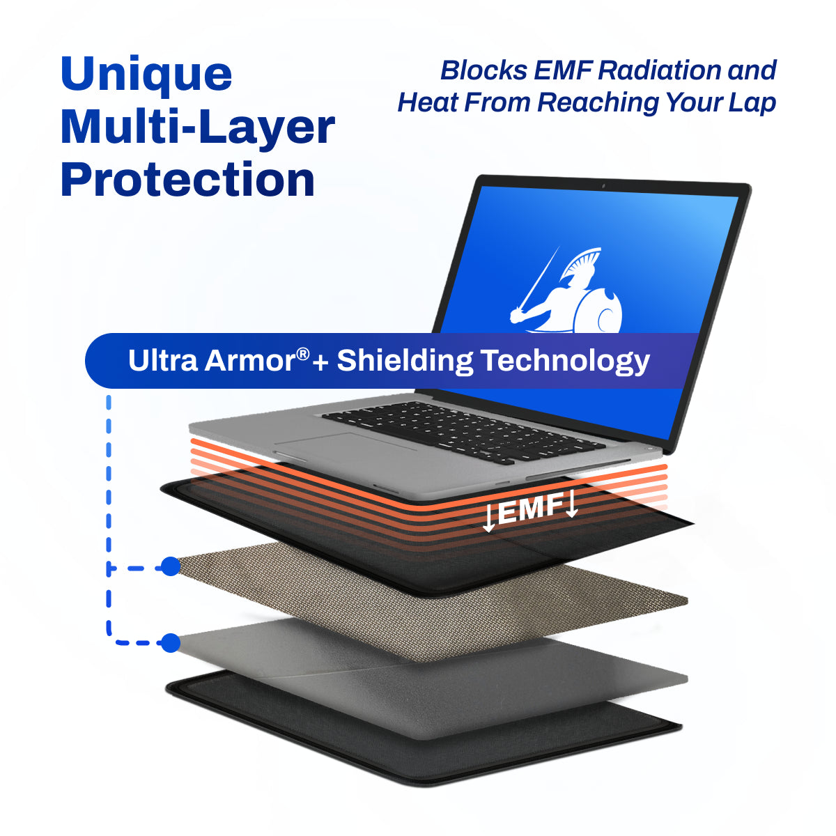 Laptop EMF Radiation Protection + Safety Sleeve - Thumbnail 3