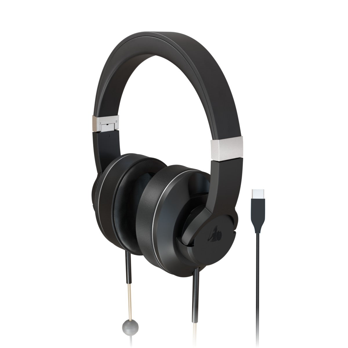DefenderShield EMF Protection Over Ear Headphones USB-C Port Catalog Image