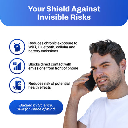 DefenderShield EMF Protection iPhone SlimFlip Case Black Your Shield Against Invisible Risks