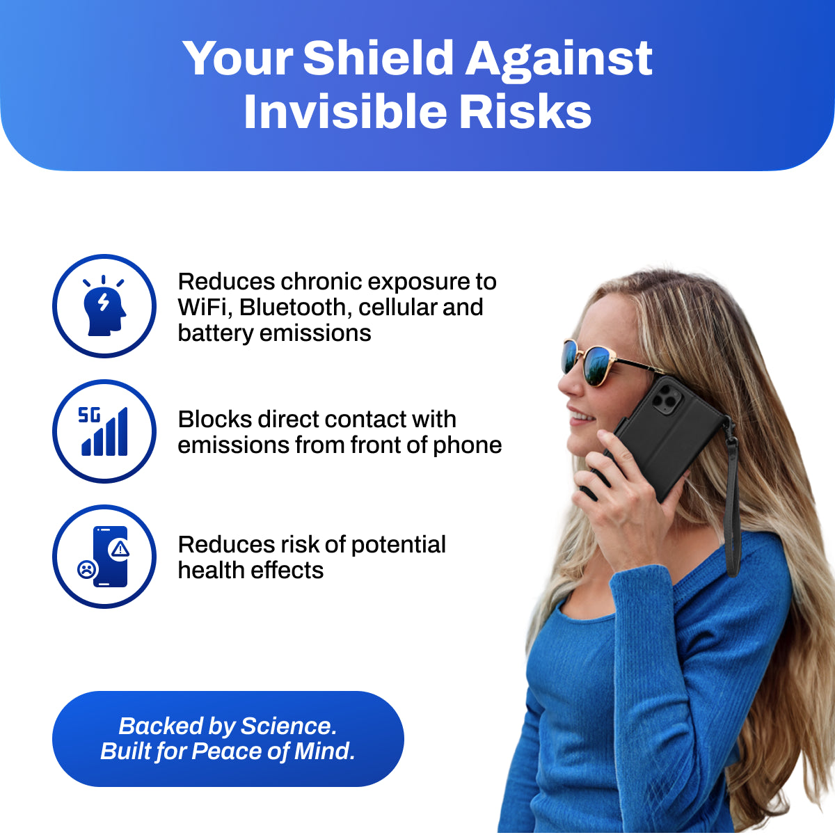 iPhone 13 EMF Blocking Case - Radiation Protection iPhone 13 EMF Blocking Case - Radiation Protection