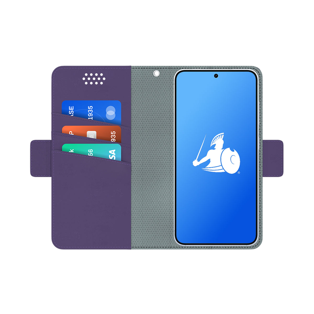 DefenderShield EMF Protection Universal Wallet Case Purple