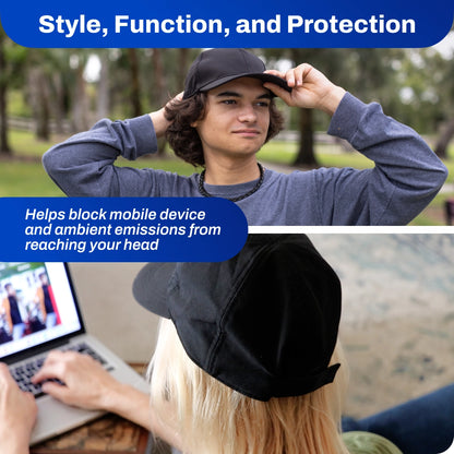 DefenderShield EMF Protection Baseball Cap style, function, and protection