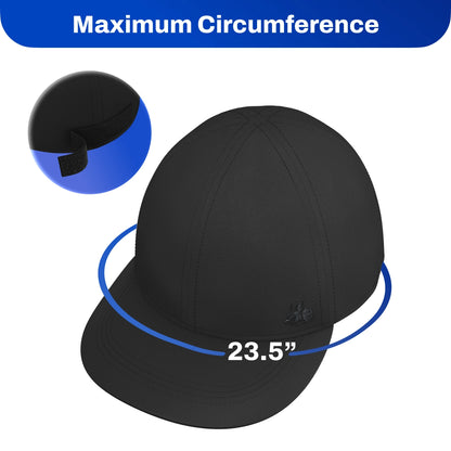 DefenderShield EMF Protection Baseball Cap maximum circumference of 23.5"
