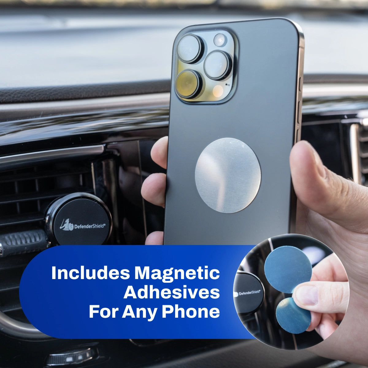 Magnetic Car Phone Holder Air Vent Mount w/ 360 Rotation Magnetic Car Phone Holder Air Vent Mount w/ 360 Rotation