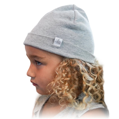 DefenderShield EMF Protection Child Beanie Gray 