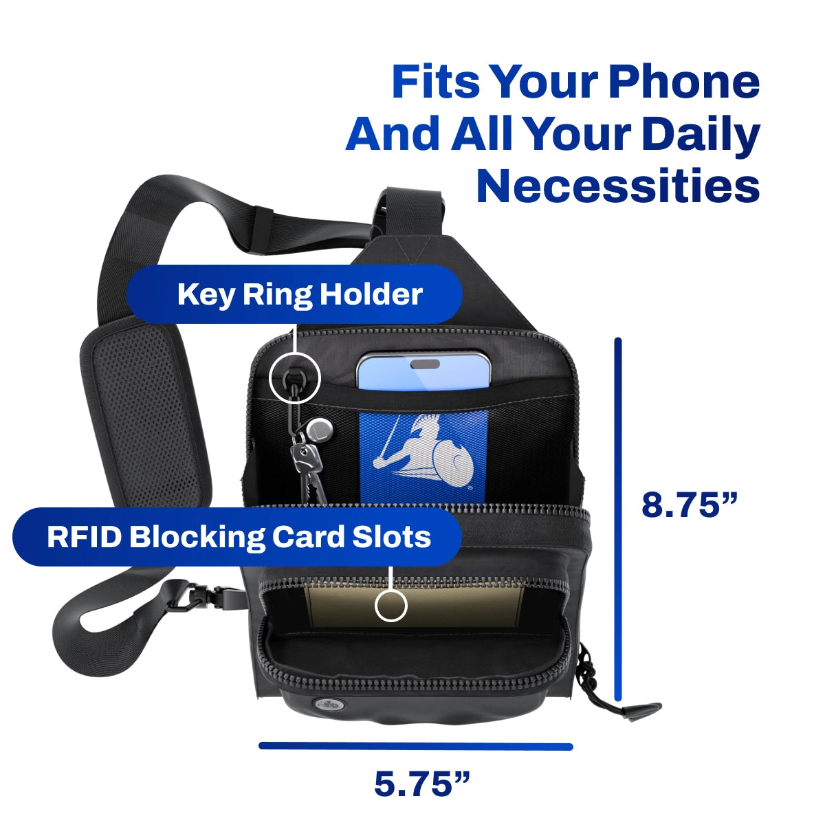 EMF Protection Crossbody Bag