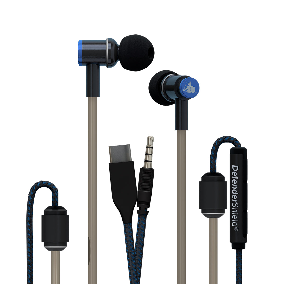 EMF Radiation-Free Earbuds Air Tube Stereo Headphones