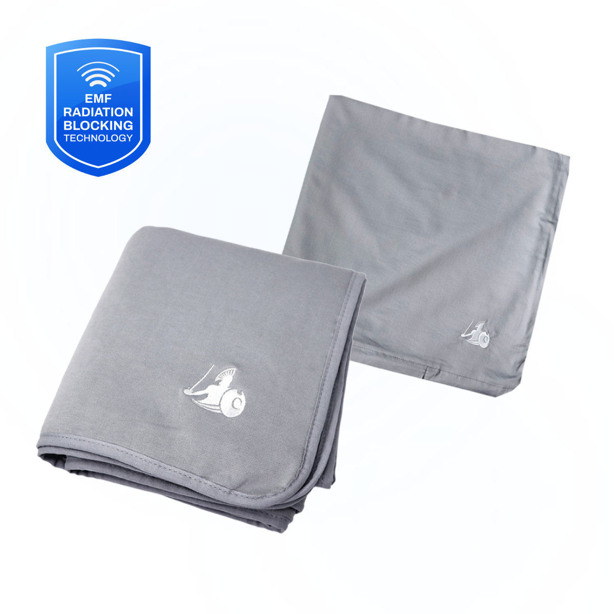 DefenderShield EMF Protection Gray Blanket Bundle Catalog Image