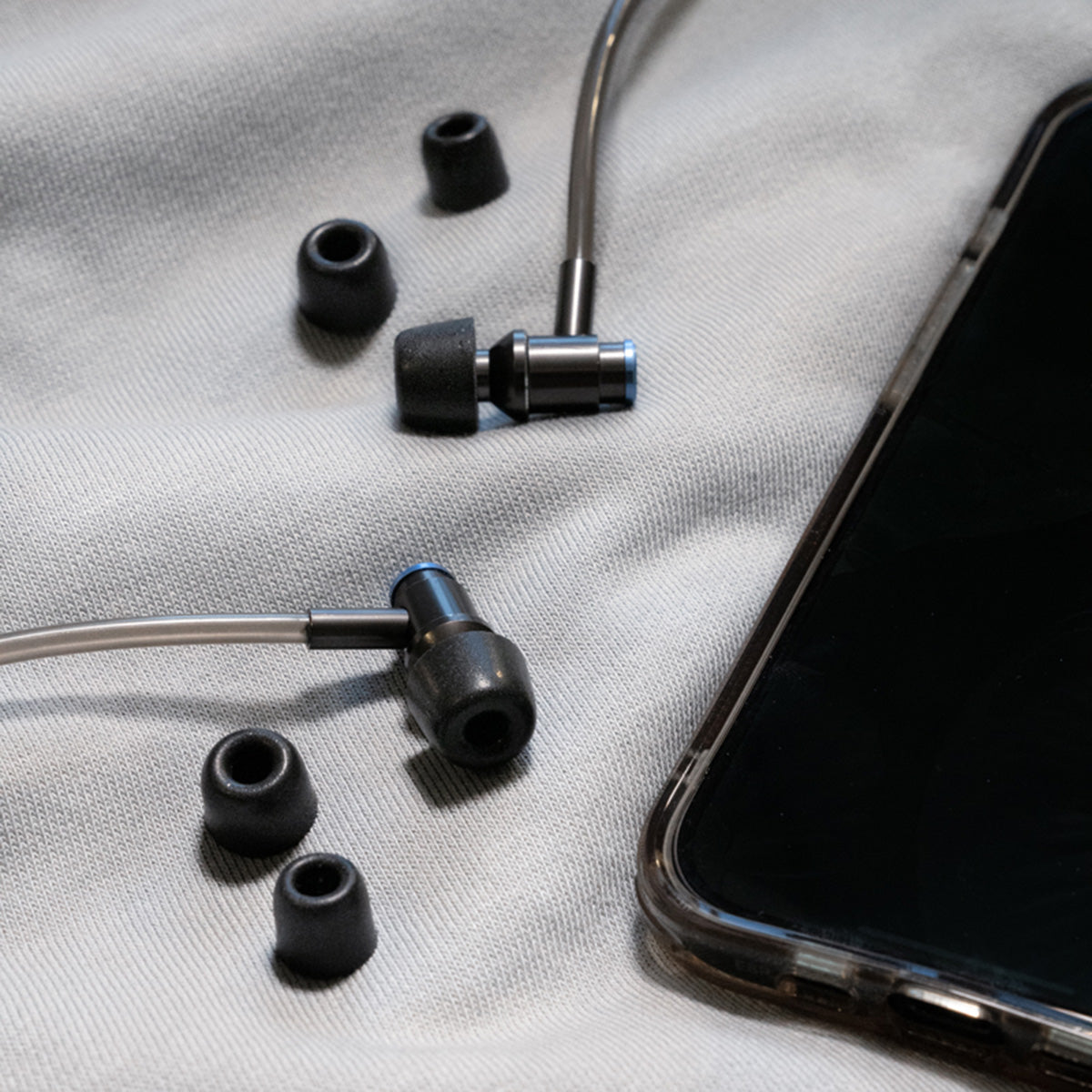 DefenderShield EMF Protection Memory Foam Ear Tips Earbuds Blanket Cell Phone