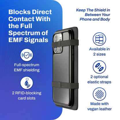DefenderShield EMF Protection Universal Phone Shield Blocks Direct Contact With the Full Spectrum of EMF Signals 