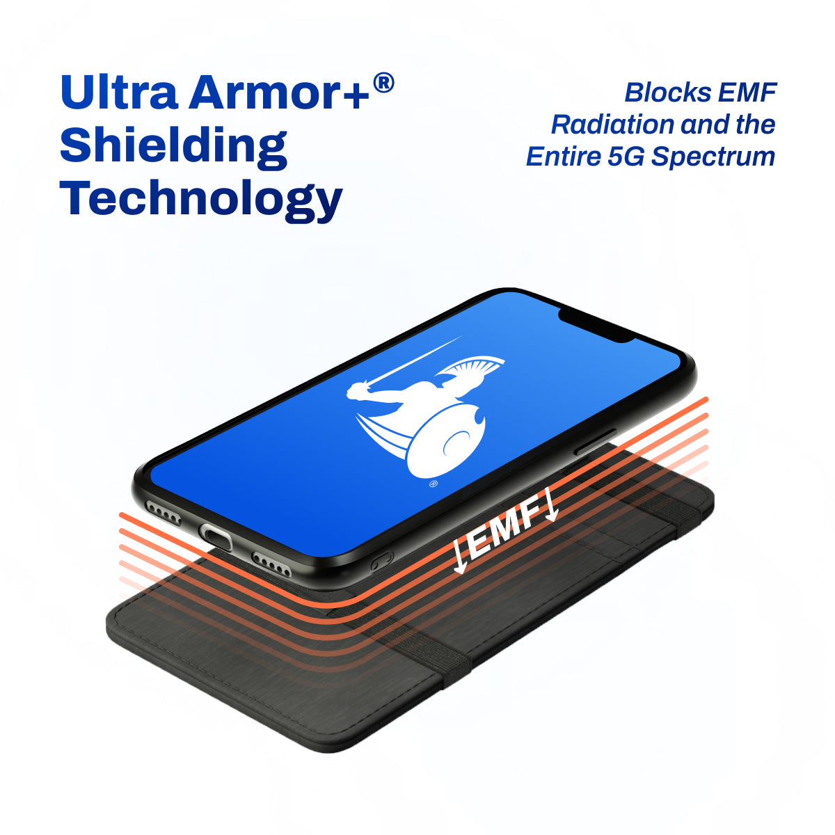 DefenderShield EMF Protection Universal Phone Shield Ultra Armor Shielding Technology Blocks Radiation and Entire 5G Spectrum