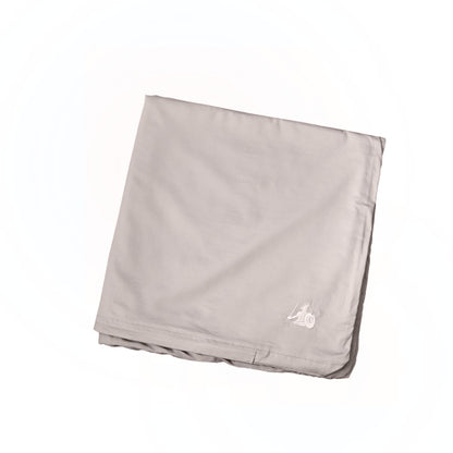 DefenderShield EMF Protection Taupe Duvet Cover