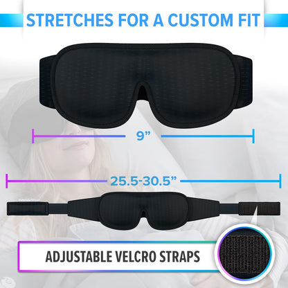 Bedtime Bundle – EMF Radiation Protection Blanket, Sleep Mask, and Blue Light Blocking Glasses