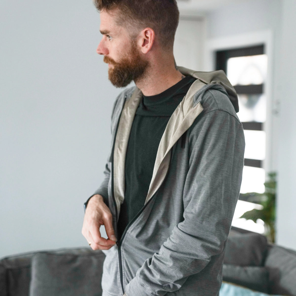 EMF Radiation Protection Hooded Jacket