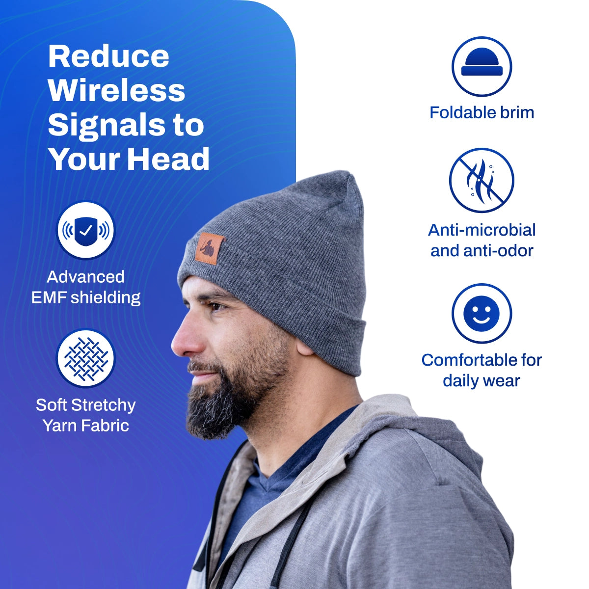 EMF Radiation Protection Winter Beanie