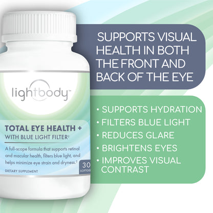 Lightbody® Total Eye Health + Blue Light Filter Supplement