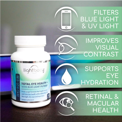 Lightbody® Total Eye Health + Blue Light Filter Supplement