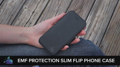 DefenderShield EMF Protection SlimFlip Cell Phone Case Video