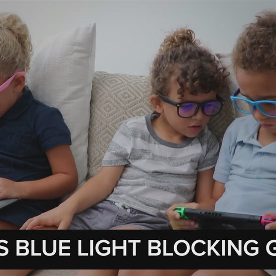 DefenderShield EMF Protection Kids Blue Light Blocking Glasses Product Video