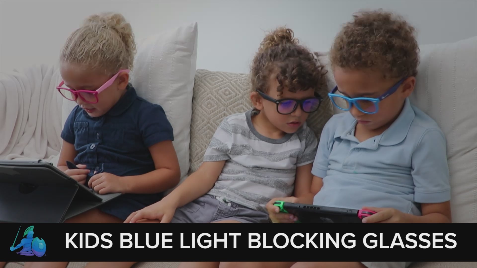 DefenderShield EMF Protection Kids Blue Light Blocking Glasses Product Video