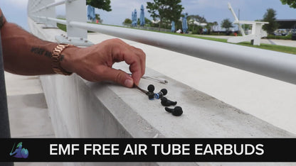 DefenderShield EMF Protection Air Tube Earbuds Product Video