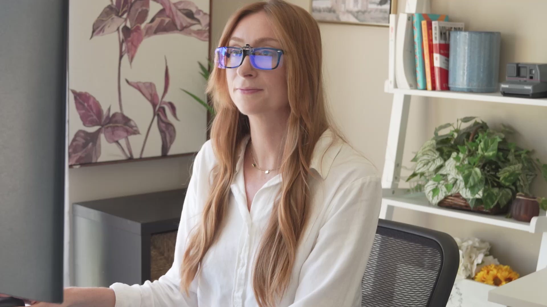 DefenderShield EMF Protection Blue Light Blocking Clip On Glasses Product Video