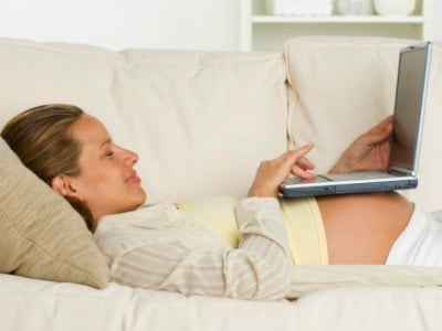 Laptop radiation risks during pregnancy