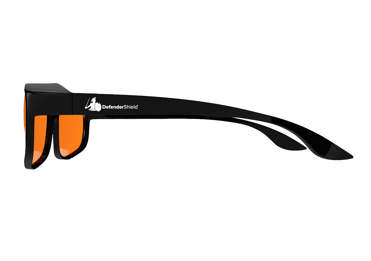 DefenderShield Universal Fitover Blue Light Blocking Glasses