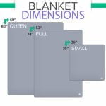 DefenderShield EMF Radiation Protection Blanket in 3 Sizes Comparison Chart