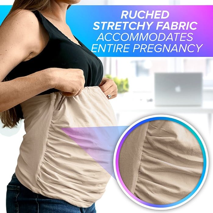 ZAMAKS Radiation Protection Maternity Abdominal Support EMF Electromagnetic  Shield Silver Fiber Belly Bands Pregnant Women Apron (Color : Gray, Size :  XL) : : Clothing, Shoes & Accessories