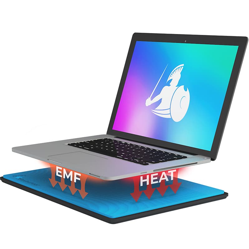 DefenderPad Laptop EMF Radiation Protection & Heat Shield by DefenderShield  - EMF Blocker Lap Pad & 5G Protector Computer Lapdesk Compatible with up to  17 Laptop, Chromebook, MacBook (Black) - Yahoo Shopping