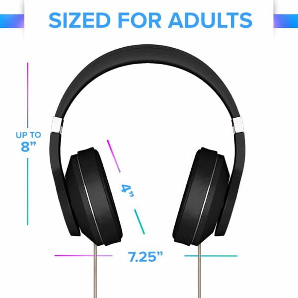 DefenderShield EMF Free Adult Headphones