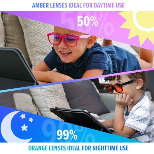 DefenderShield Kids Blue Light Glasses