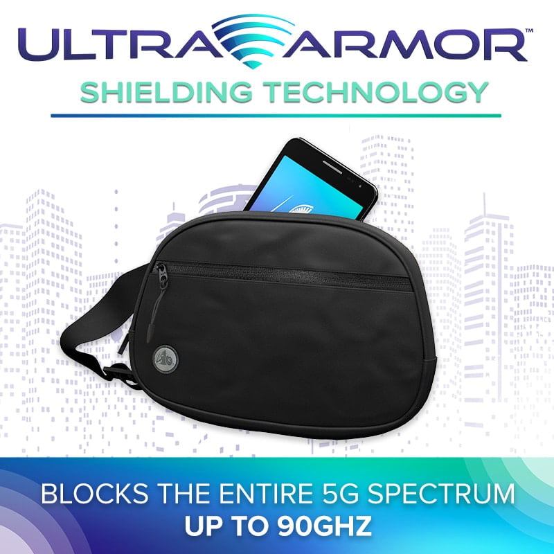 DefenderShield Hip Pack Ultra Armor 5G & EMF Shielding Technology