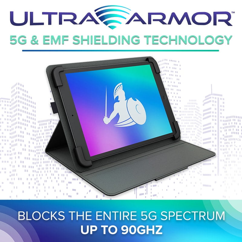DefenderShield Tablet Case Ultra Armor 5G & EMF Shielding Technology