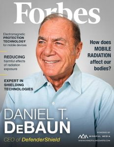 Daniel DeBaun Forbes Cover Image Interview EMF DefenderShield