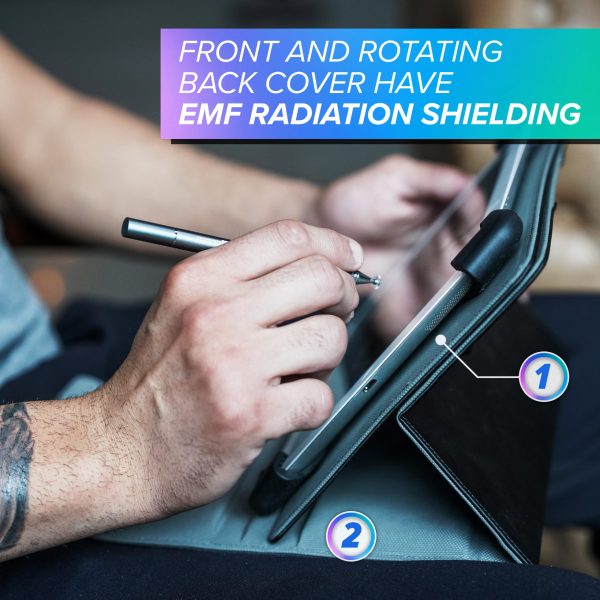DefenderShield EMF Radiation Protection Tablet Shielding Image Graphic