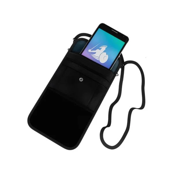 ConcealShield Cell Phone Faraday Travel Bag – EMF + RFID Blocking