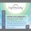 Lightbody Total Eye Health + Blue Light Filter Supplement Bottle Label