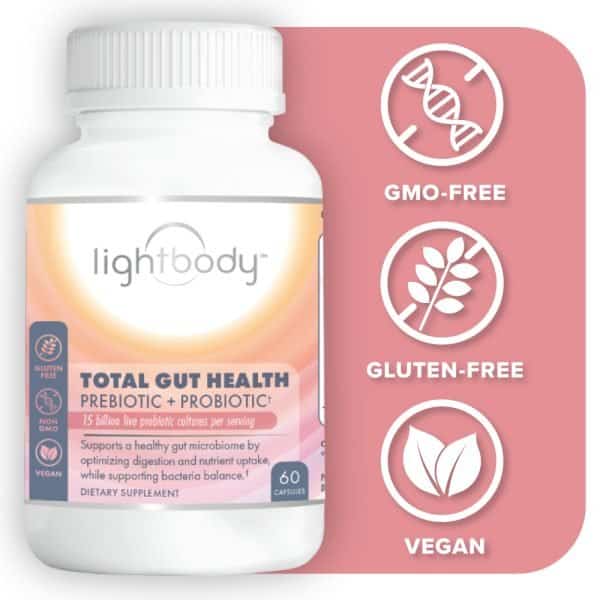 Lightbody Gut Health GMO-Free Gluten-Free Vegan