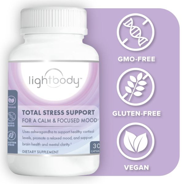 Lightbody Stress Support GMO-Free Gluten-Free Vegan